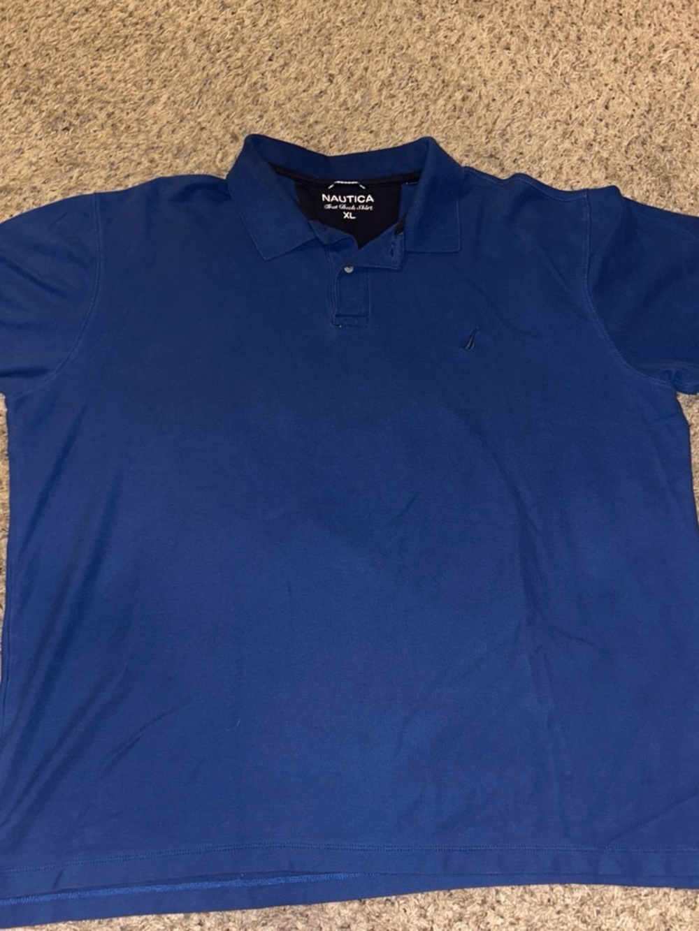 Nautica Royal Blue Short-Sleeve Polo